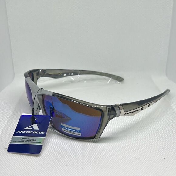 Arctic Blue Mirrored Sunglasses - Picture 1 of 3